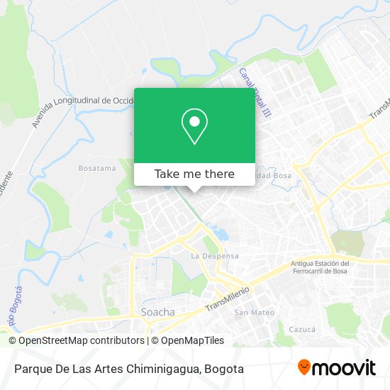 Parque De Las Artes Chiminigagua map