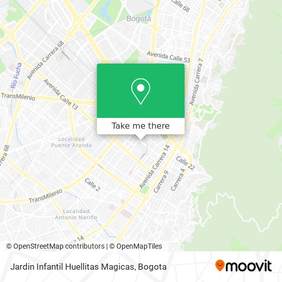 Jardin Infantil Huellitas Magicas map