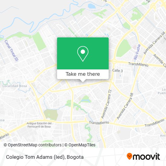 Colegio Tom Adams (Ied) map