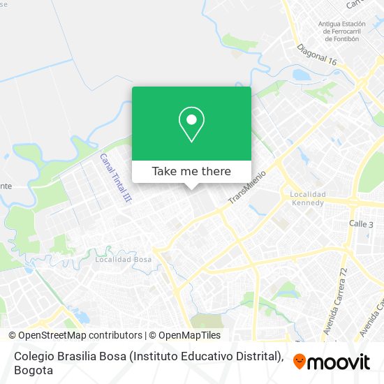 Mapa de Colegio Brasilia Bosa (Instituto Educativo Distrital)