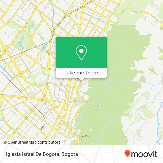Iglesia Israel De Bogota map