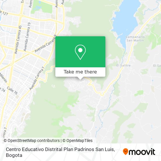 Centro Educativo Distrital Plan Padrinos San Luis map