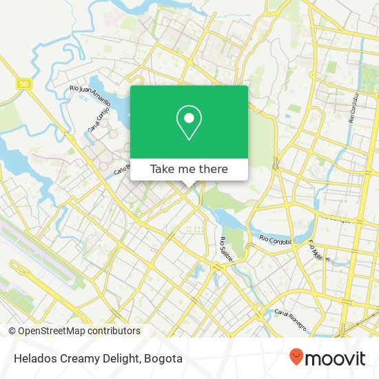 Helados Creamy Delight map