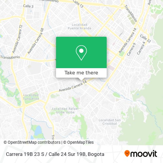 Carrera 19B 23 S / Calle 24 Sur 19B map