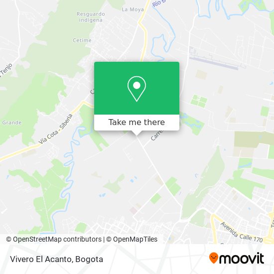 Vivero El Acanto map