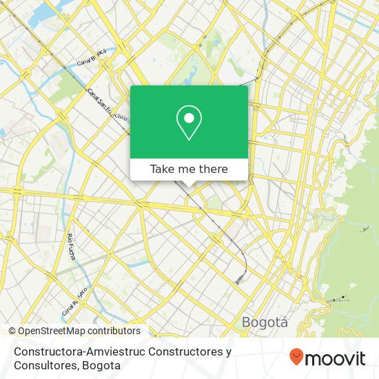 Constructora-Amviestruc Constructores y Consultores map