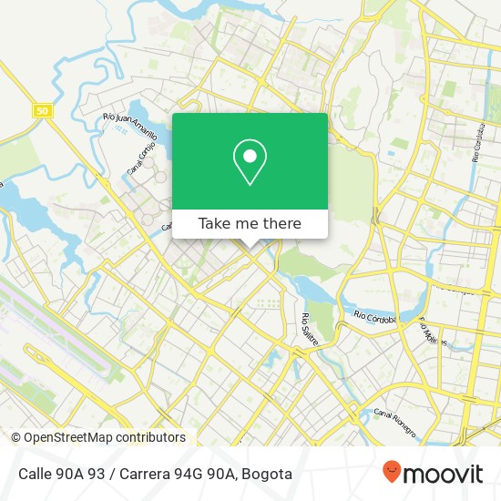Calle 90A 93 / Carrera 94G 90A map