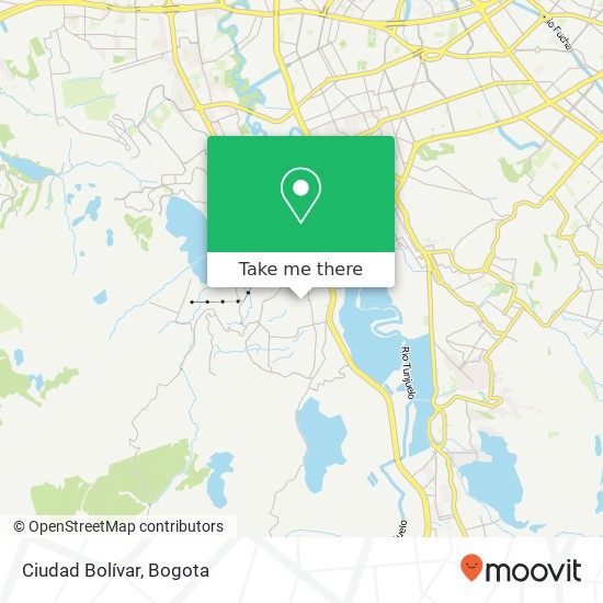 Ciudad Bolívar map