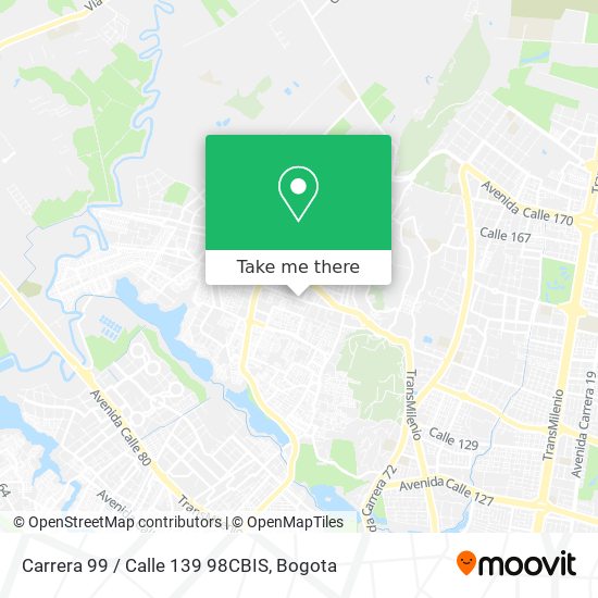 Carrera 99 / Calle 139 98CBIS map