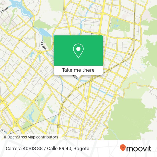 Carrera 40BIS 88 / Calle 89 40 map