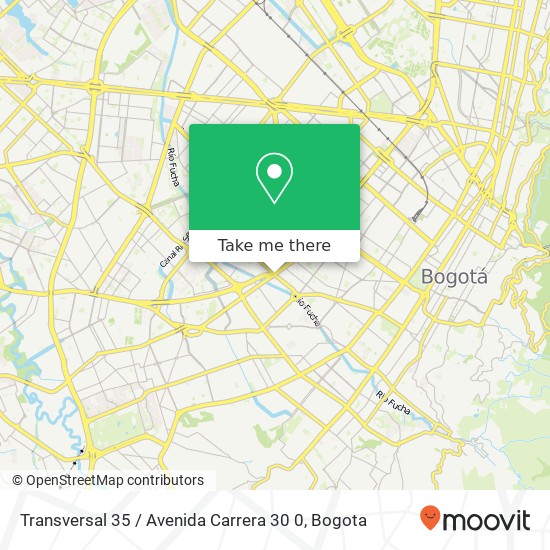 Transversal 35 / Avenida Carrera 30 0 map