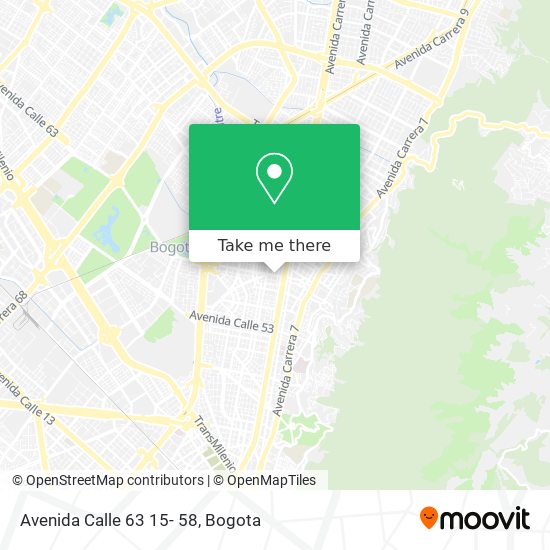 Avenida Calle 63 15- 58 map