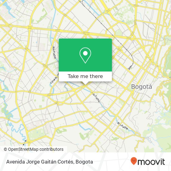 Avenida Jorge Gaitán Cortés map