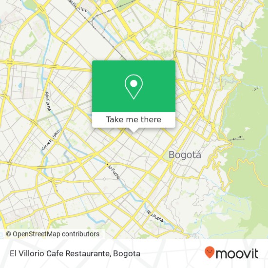 El Villorio Cafe Restaurante map