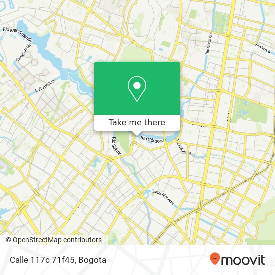 Mapa de Calle 117c 71f45