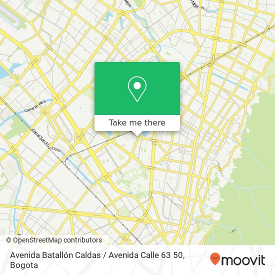 Avenida Batallón Caldas / Avenida Calle 63 50 map