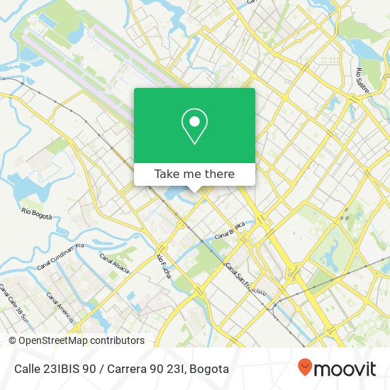 Calle 23IBIS 90 / Carrera 90 23I map