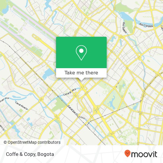 Coffe & Copy map