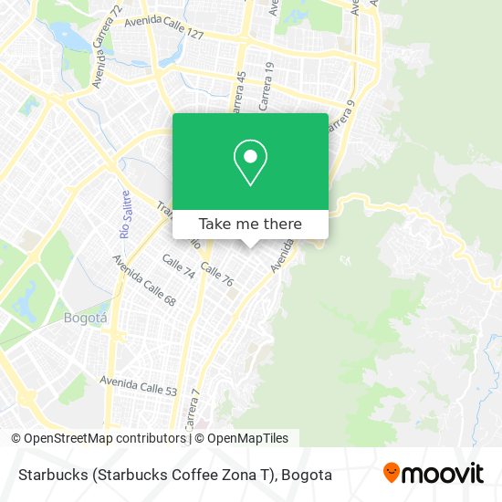 Starbucks (Starbucks Coffee Zona T) map