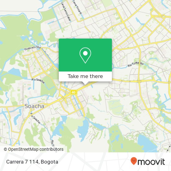 Carrera 7 114 map