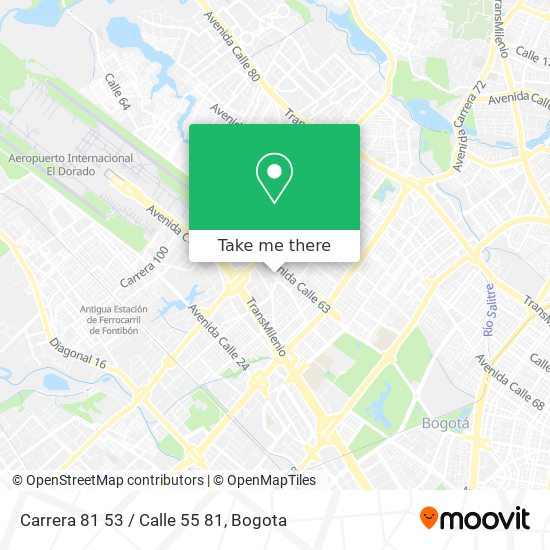 Carrera 81 53 / Calle 55 81 map