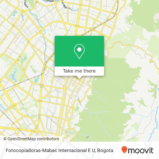 Fotocopiadoras-Mabec Internacional E U map