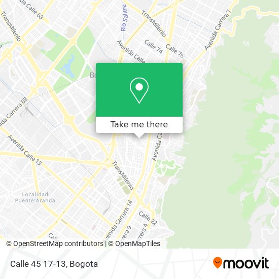 Calle 45 17-13 map