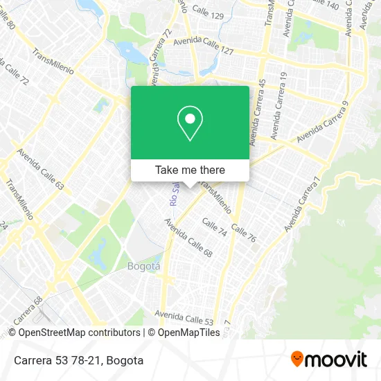 Carrera 53 78-21 map