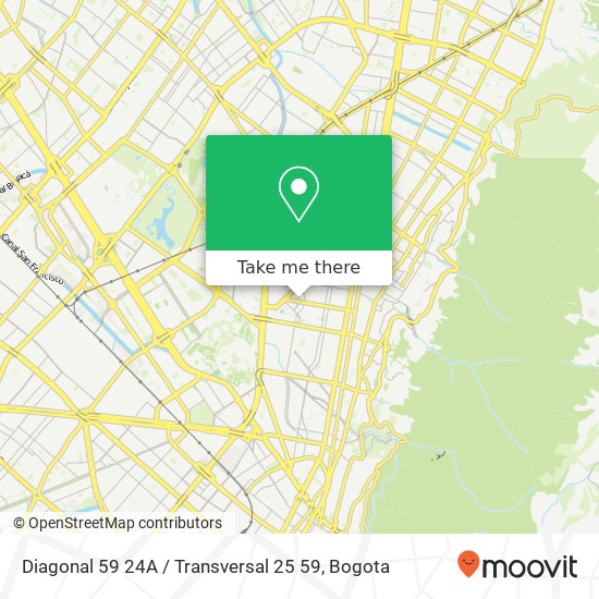 Diagonal 59 24A / Transversal 25 59 map