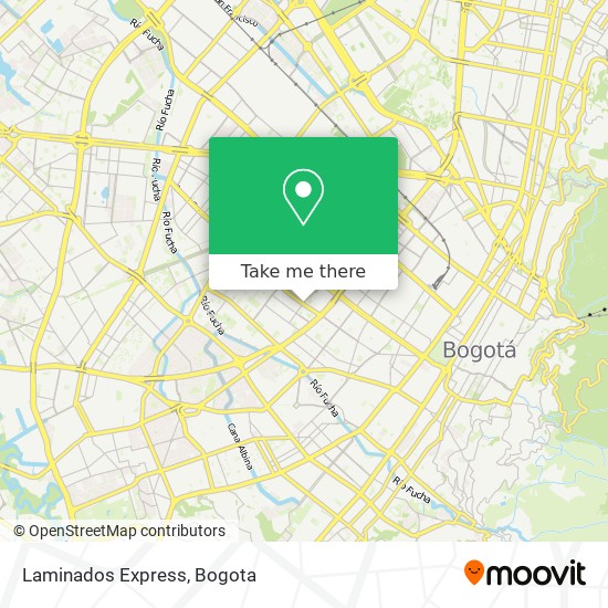 Laminados Express map