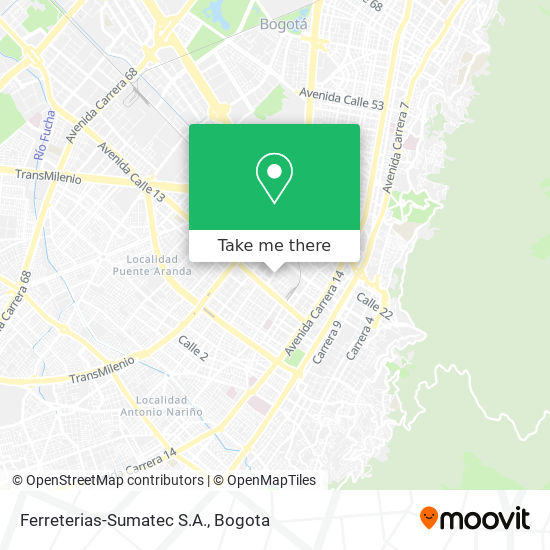 Ferreterias-Sumatec S.A. map