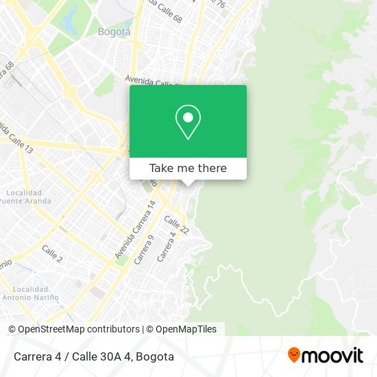 Mapa de Carrera 4 / Calle 30A 4