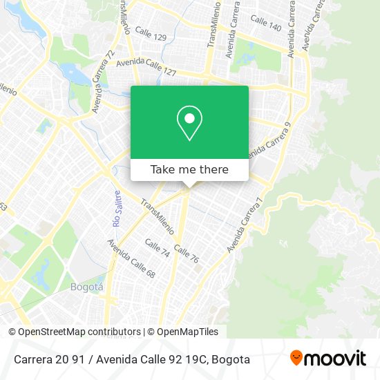 Carrera 20 91 / Avenida Calle 92 19C map