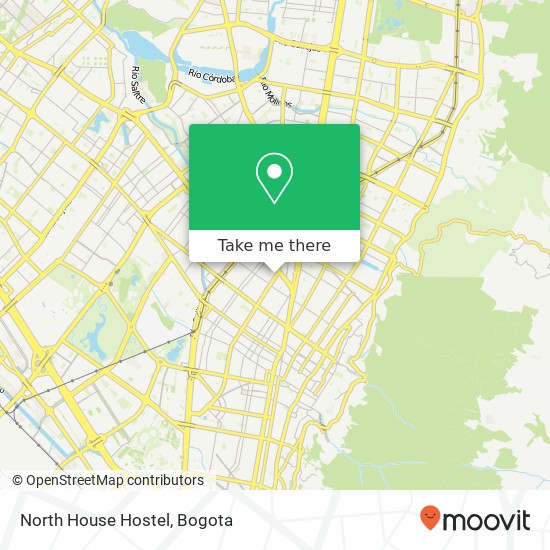 North House Hostel map