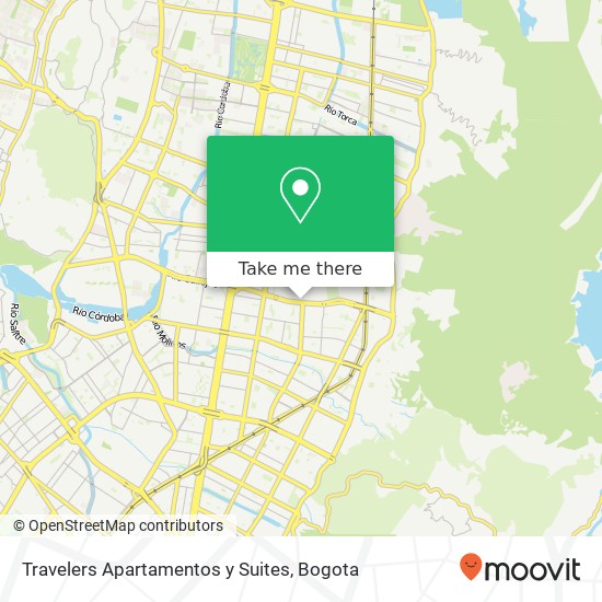 Travelers Apartamentos y Suites map