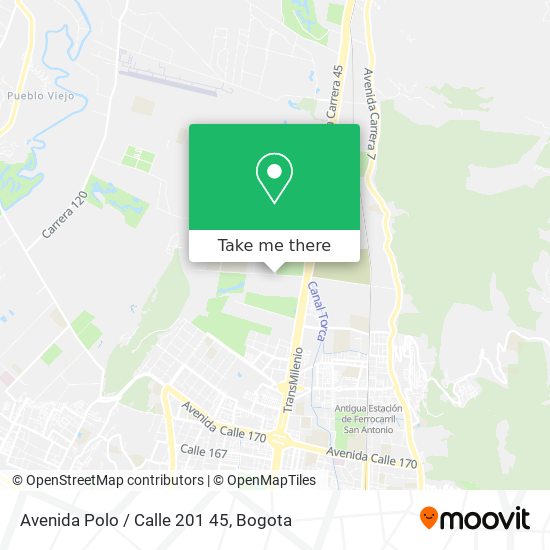 Avenida Polo / Calle 201 45 map