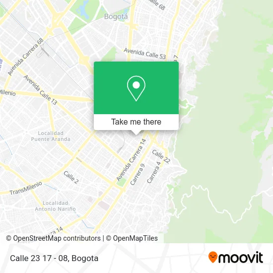 Calle 23 17 - 08 map