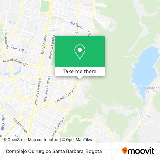 Complejo Quirúrgico Santa Barbara map