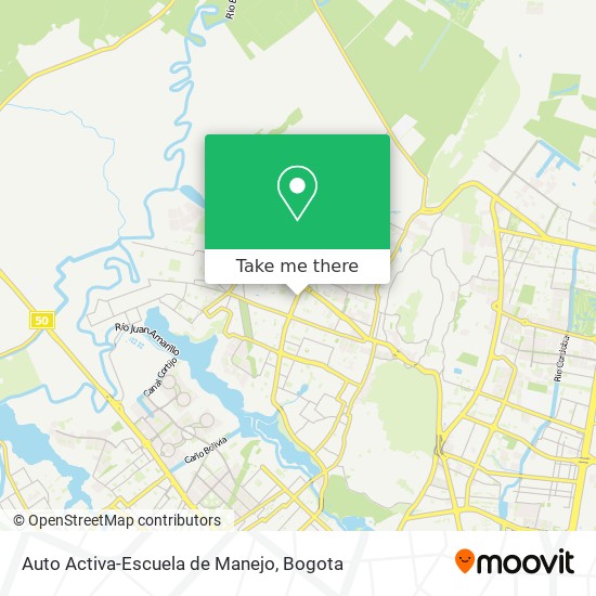 Mapa de Auto Activa-Escuela de Manejo