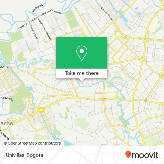 Univillas map