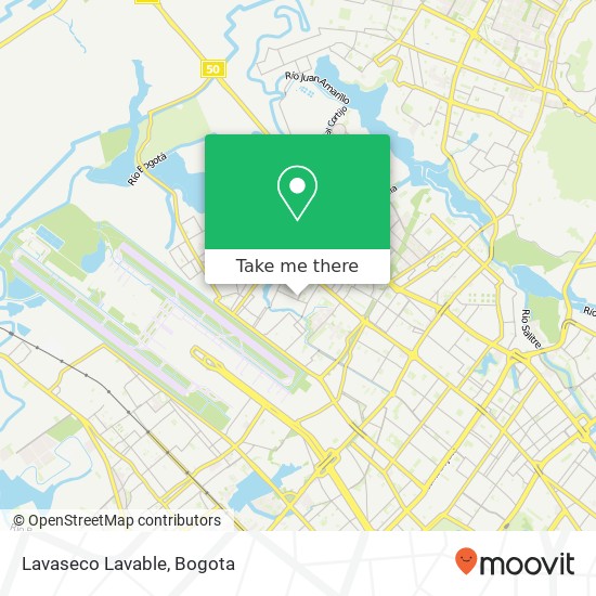 Lavaseco Lavable map