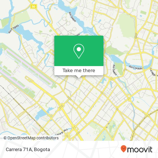 Mapa de Carrera 71A