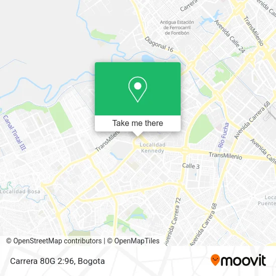Mapa de Carrera 80G 2:96