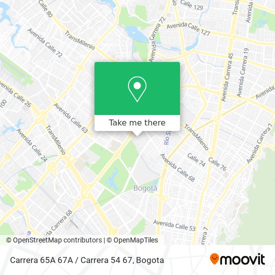 Carrera 65A 67A / Carrera 54 67 map
