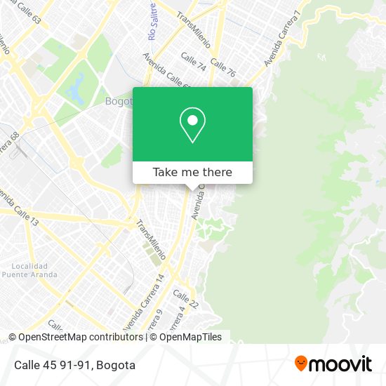 Calle 45 91-91 map