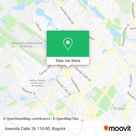 Avenida Calle 26 110-00 map