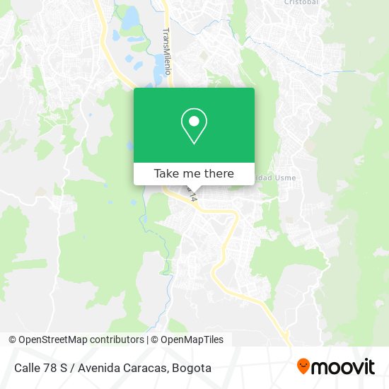 Calle 78 S / Avenida Caracas map