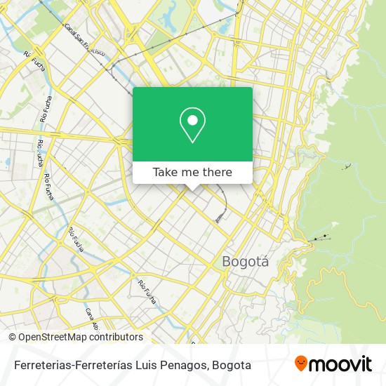 Mapa de Ferreterias-Ferreterías Luis Penagos