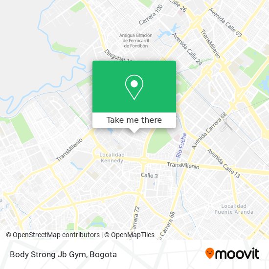 Body Strong Jb Gym map