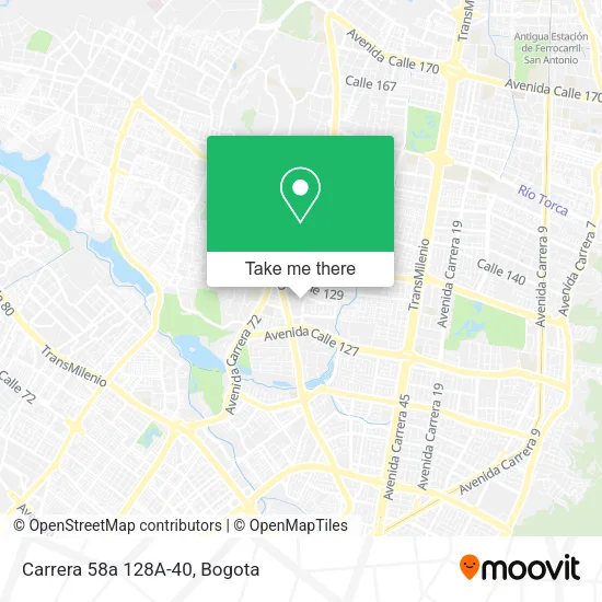 Carrera 58a 128A-40 map